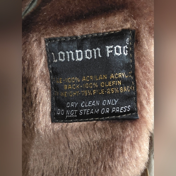 London Fog Maincoats Beige Lined Trench Coat Size 40 Reg - Picture 5 of 12